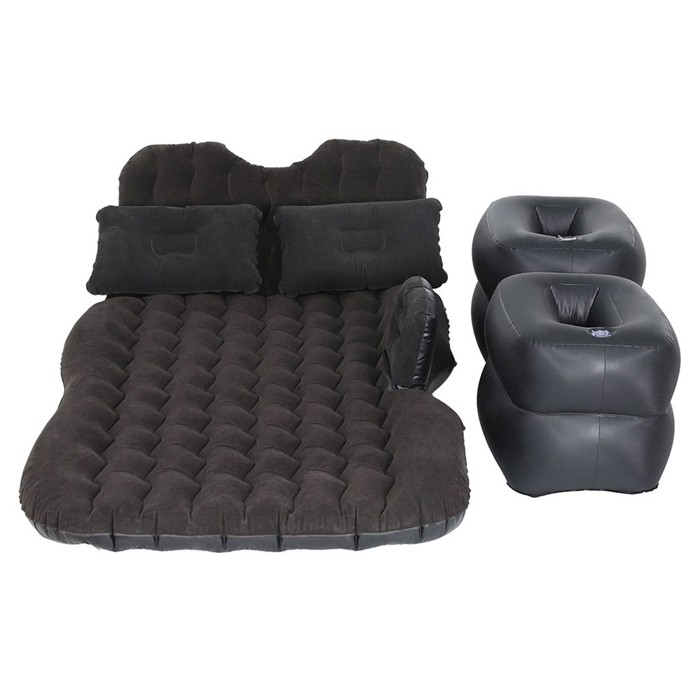 CB-MT-135X80X50-CA-143771-00 Weisshorn Car Mattress 176x80 Inflatable SUV Back Seat Camping Bed Charcoal - Image 1