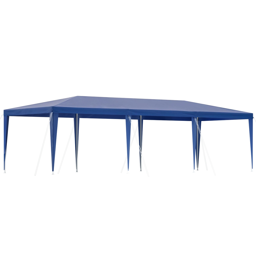 GAZEBO-WED-T-FG-3X9-BL-202506111511-00 Instahut Gazebo 3x9m Wedding Party Marquee Tent Outdoor Event Camping Shade Blue - Image 1