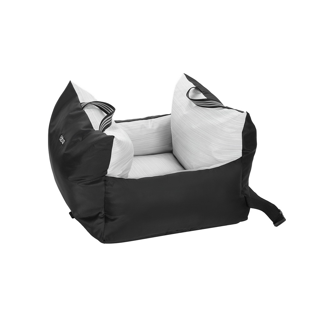 PET-COVER-55X55-BK-167865-00 i.Pet Dog Car Seat Booster Cover Dog Bed Portable Waterproof Belt Non Slip - Image 1