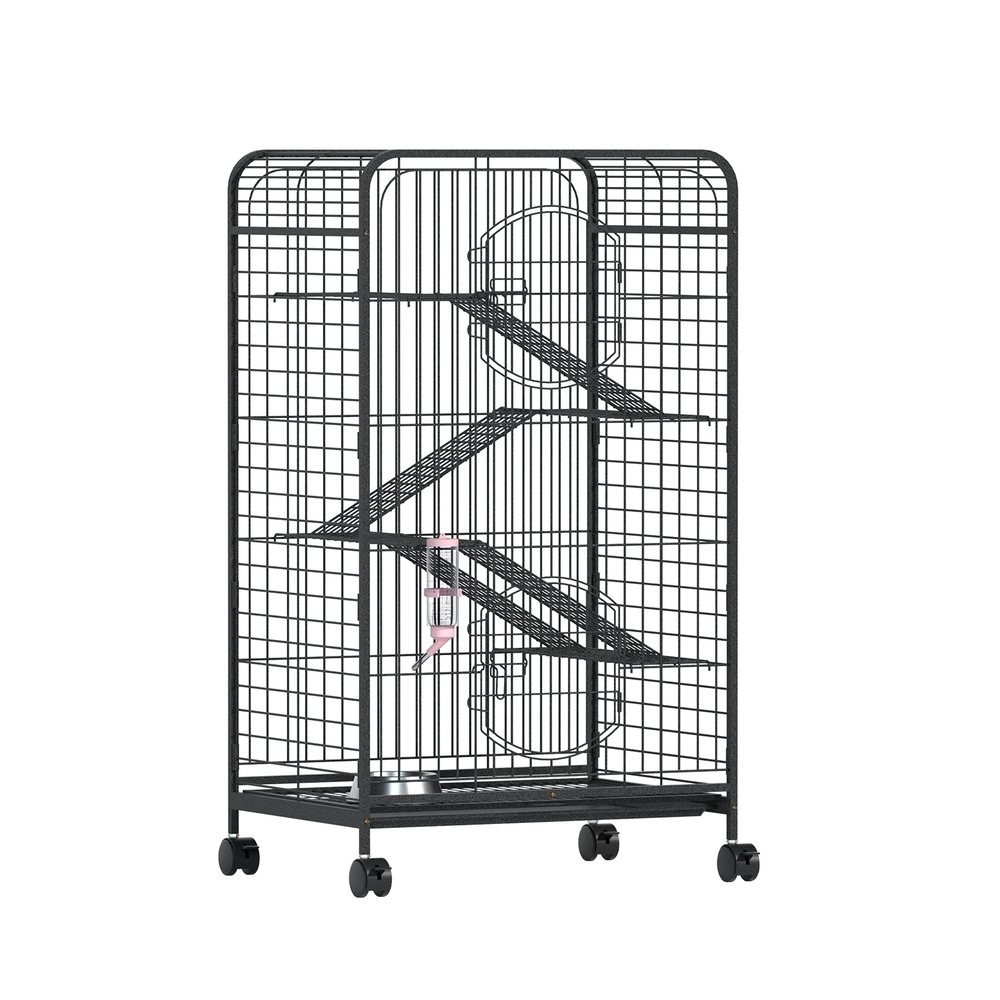 PET-RAB-CAGE-GV110-173370-00 i.Pet Rabbit Cage Indoor Hutch Guinea Pig Bird Ferret Cat Hamster 110cm 4 Level - Image 1