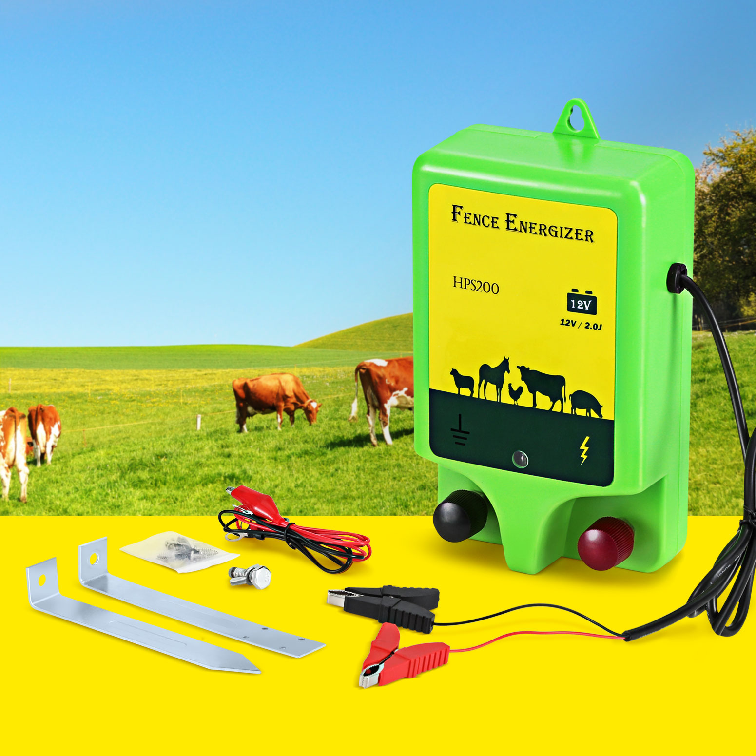 SFC-AC156-18KM-173828-05 Giantz 18km Electric Fence Energiser 1.56J - Image 1