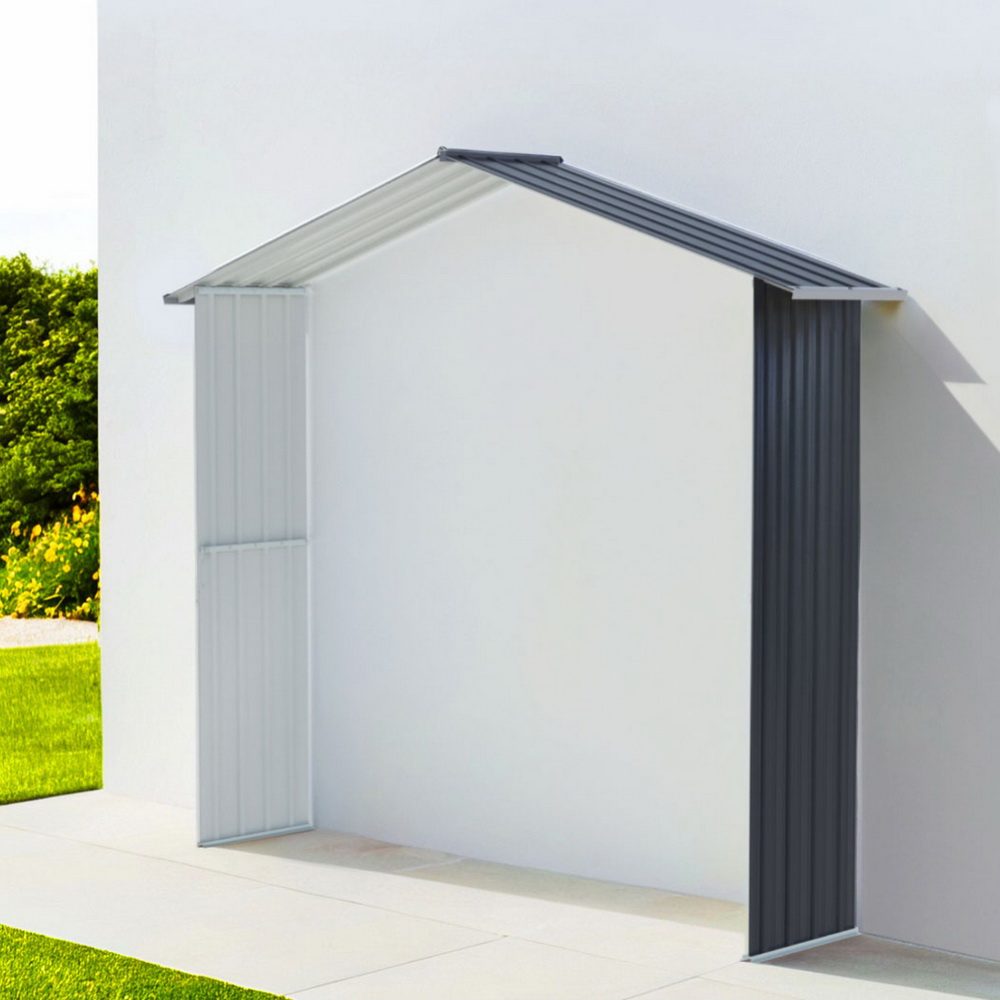 SHED-GAB-4X7-EXT-209164-06 Giantz Garden Shed Extension Kit Outdoor Storage Tool Sheds Workshop House Shelter - Image 1