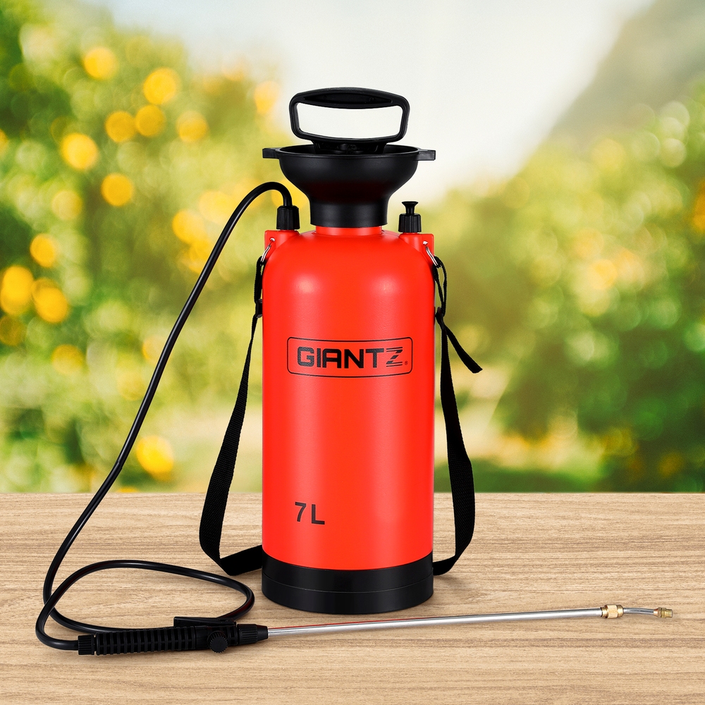 SPRAYER-7L-SHOULDER-OR-149256-06 Giantz Weed Sprayer Pressure 7L Shoulder Garden Spray - Image 1