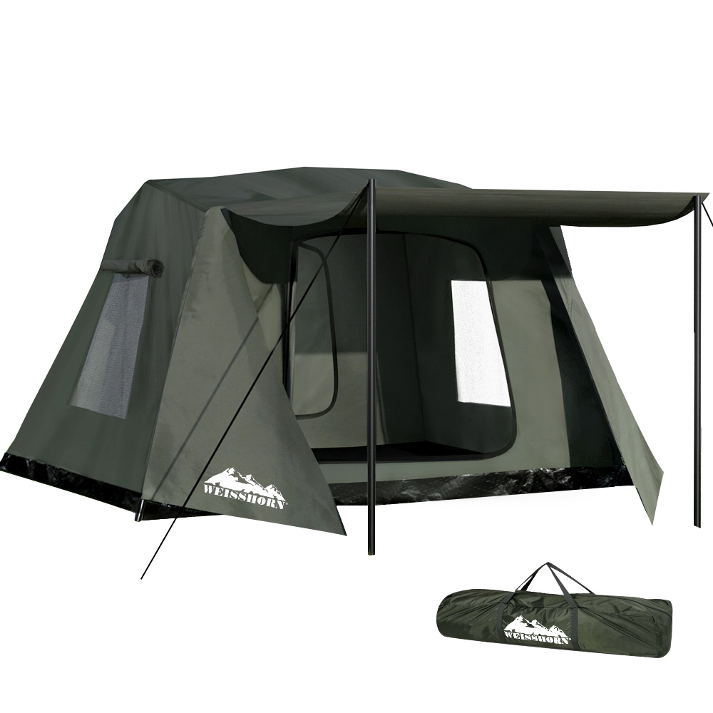 TENT-D-FAST-250-GN-139230-00 Weisshorn Camping Tent Instant Up 2-3 Person Tents Outdoor Hiking Shelter - Image 1