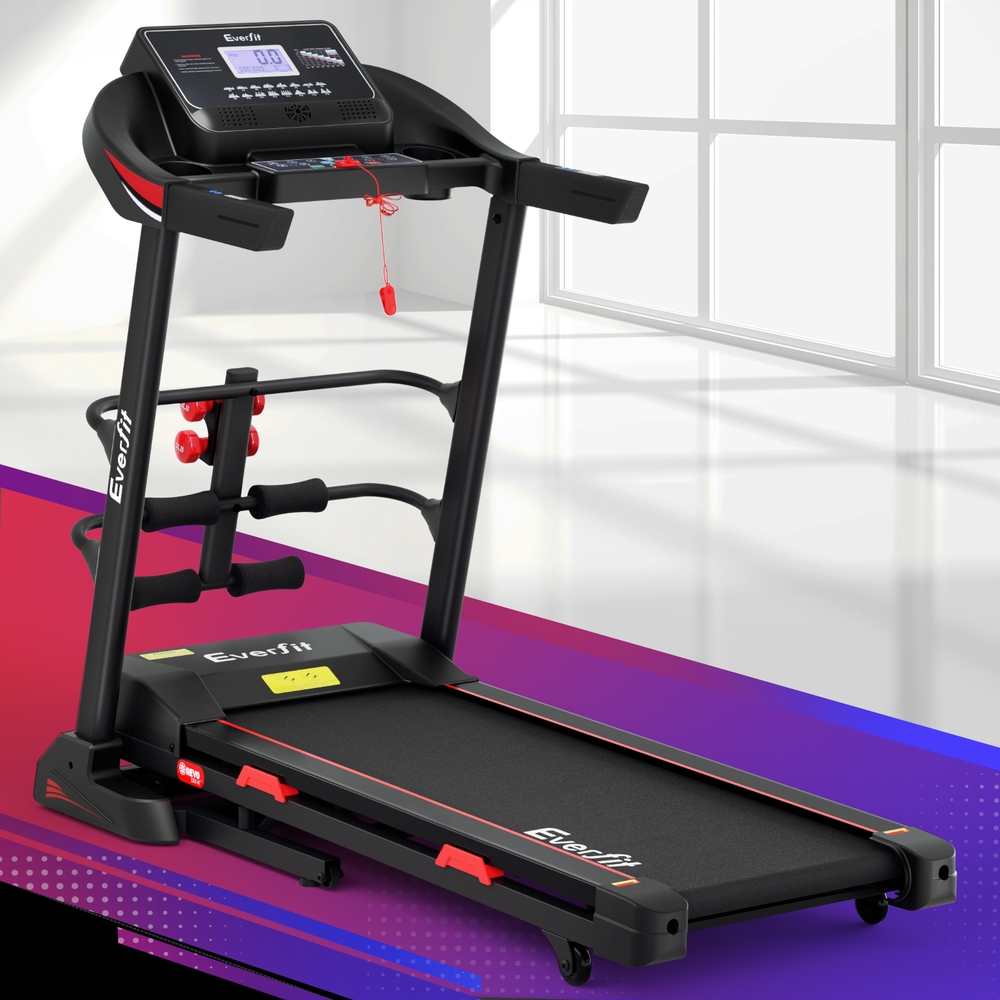 TMILL-450-M354-SUB-189513-06 Everfit Treadmill Electric Home Gym Fitness Exercise Machine w/ Sit Up Bar 450mm - Image 1