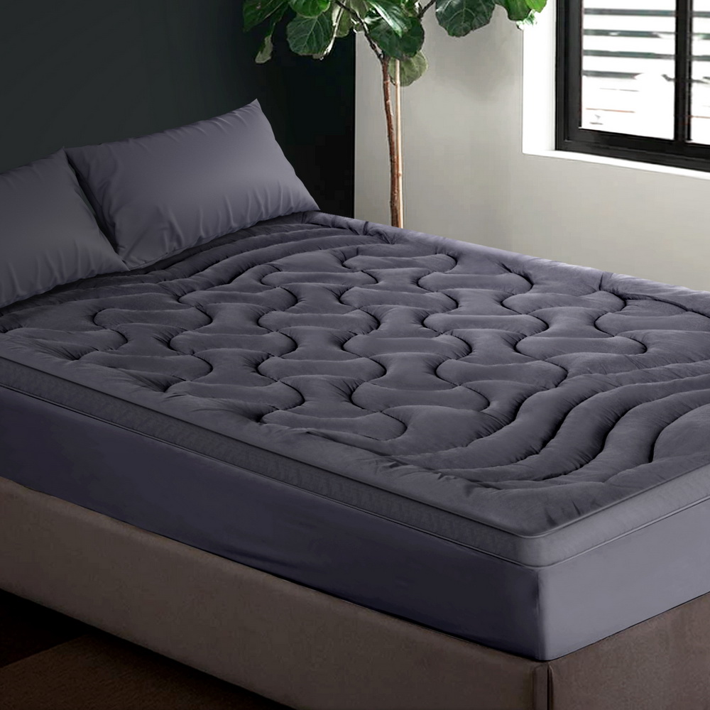 TOPPER-3ZONE-CHAR-K-139343-06 Giselle Bedding Mattress Topper Pillowtop 3-Zone King - Image 1