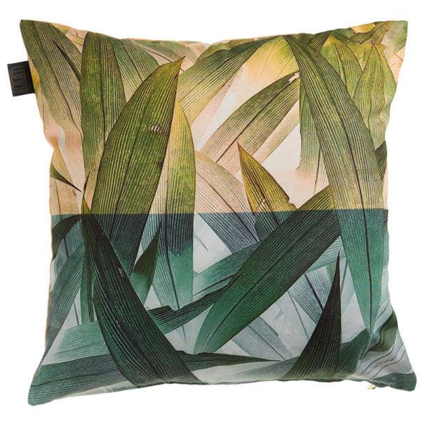 V107-1055684-200747-00 Tropical Flora Green Cushion by Bedding House - Image 1