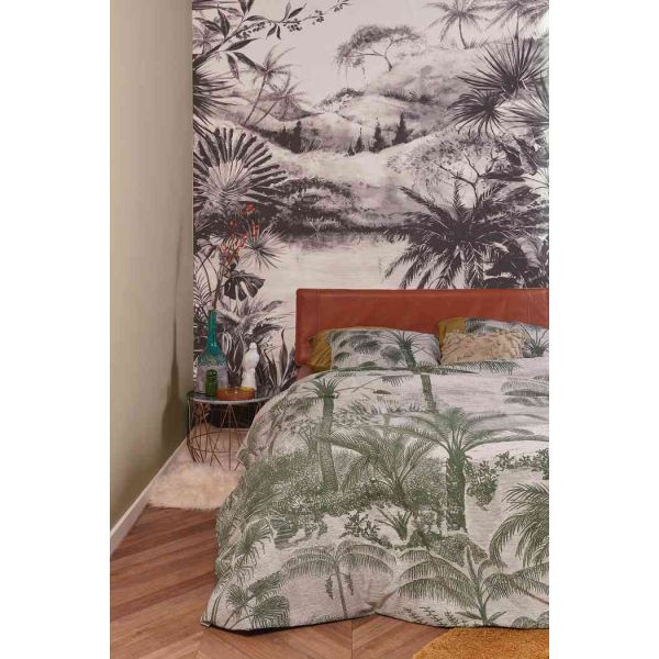 V107-1421687-200817-00 Tour Du Monde At Home Cotton Sand Quilt Cover Sets by Bedding House Queen - Image 1