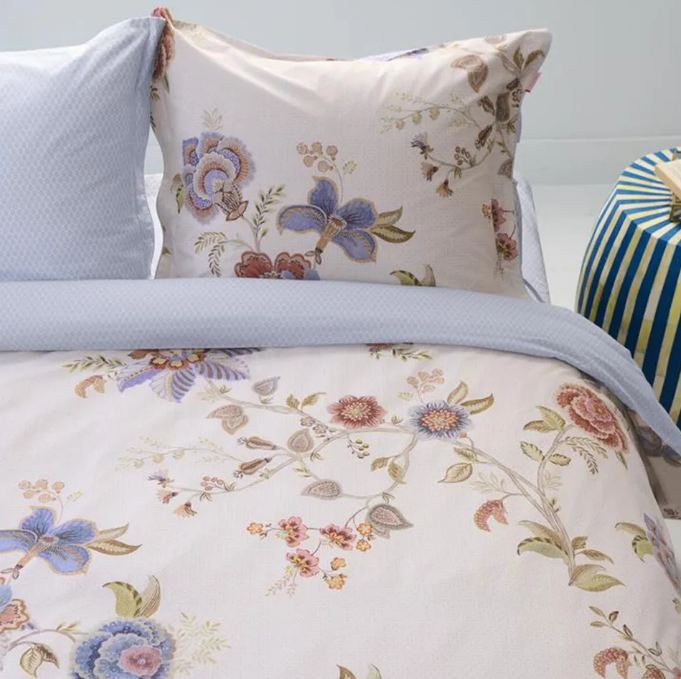 V107-1836733-200641-00 Cece Fiore White Quilt Cover Set By Pip Studio - Image 1