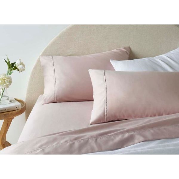 V107-87194-200655-00 1900Tc Cotton Rich Blush Sheet Set by Accessorize King - Image 1
