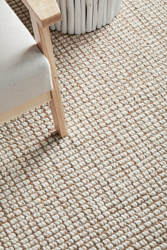 V107-ARA-NAT-165X115-206106-00 Arabella Natural Rug by Rug Culture - 165X115CM - Image 1