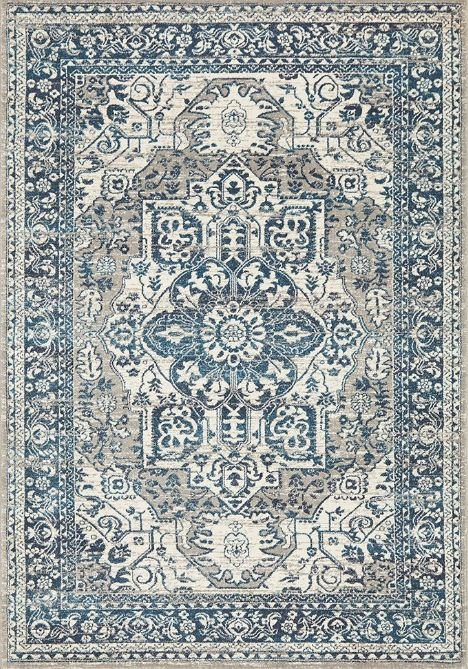 V107-BLN-207-BLUE-400X300-217590-00 Babylon 207 Blue by Rug Culture-400X300CM - RECTANGLE - Image 1