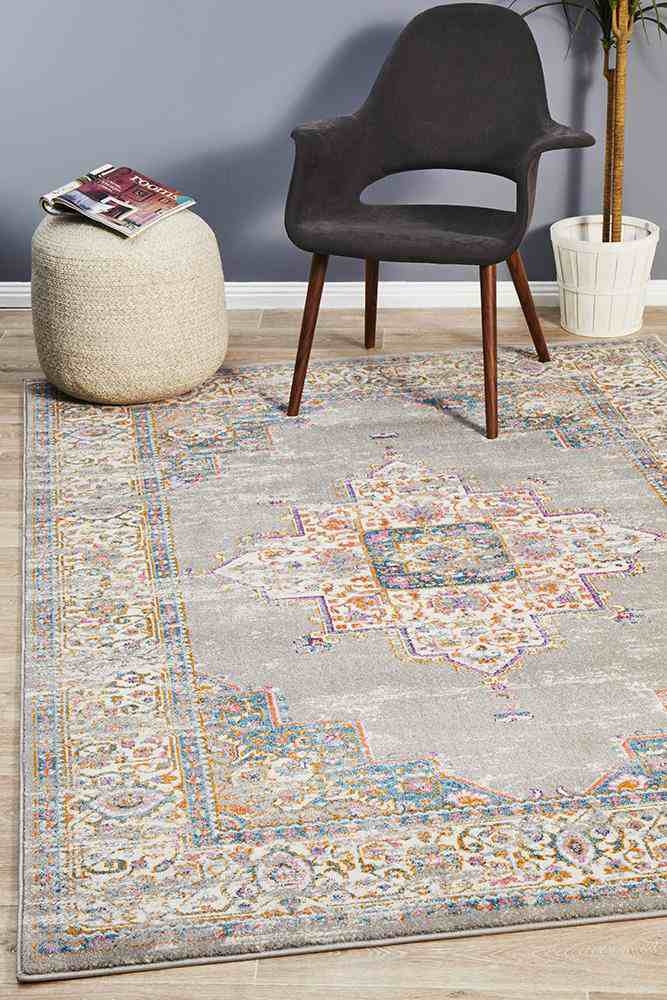 V107-BLN-211-GREY-290X200-208009-00 Babylon 211 Grey by Rug Culture - 290X200CM - RECTANGLE - Image 1
