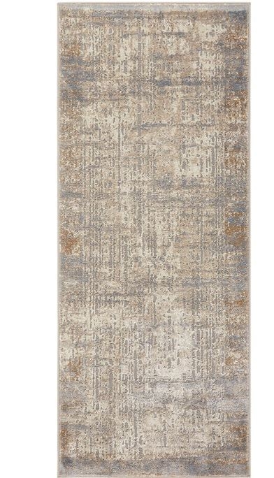 V107-BRON-NOLA-200X80-207199-00 Bronte Nola Powder Runner by Rug Culture-200X80CM - RUNNER - Image 1