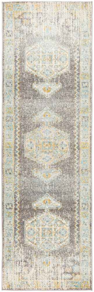 V107-CEN-944-GREY-400X80-208197-00 Century 944 Grey Runner by Rug Culture - 80 x 400 cm - RUNNER - Image 1