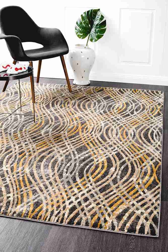 V107-DRM-852-CHAR-330X240-207602-00 Dream Scape 852 Charcoal By Rug Culture - 330X240CM - RECTANGLE - Image 1