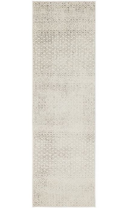V107-EVO-265-GREY-400X80-208380-00 Evoke 265 Grey Runner by Rug Culture -400X80CM - RUNNER - Image 1
