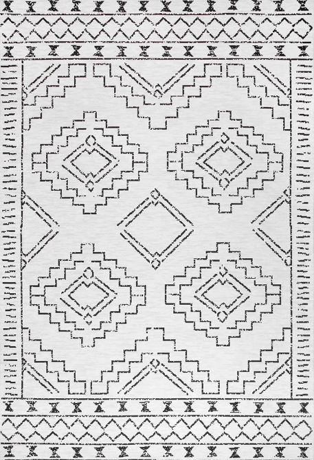 V107-KIN-LEEROY-270X180-207373-00 Kindred Leeroy White by Rug Culture-270X180CM - RECTANGLE - Image 1