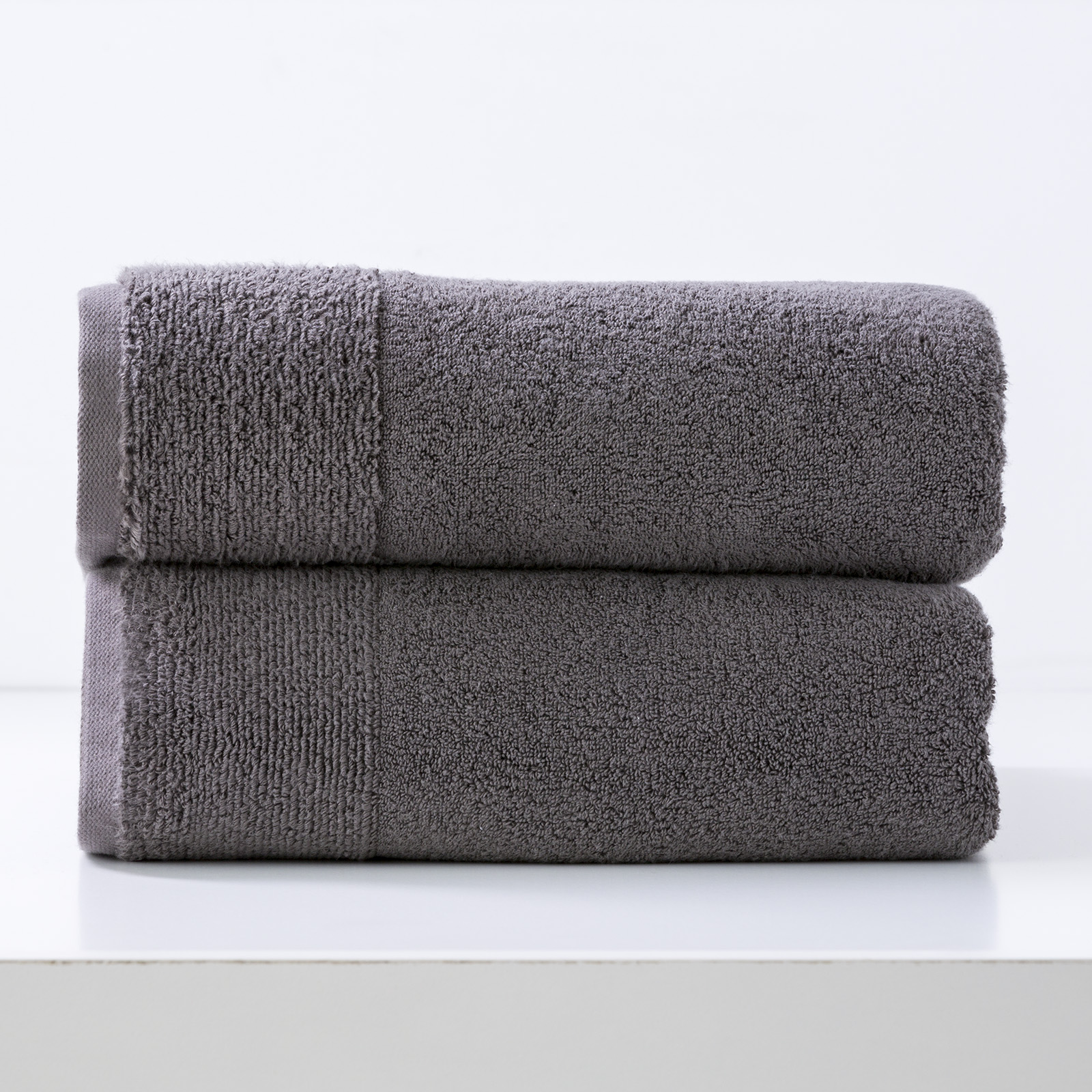 V107-SH313210-196270-00 Aireys 650 GSM Zero Twist 2 Pack Nickel Bath Sheet by Renee Taylor - Image 1