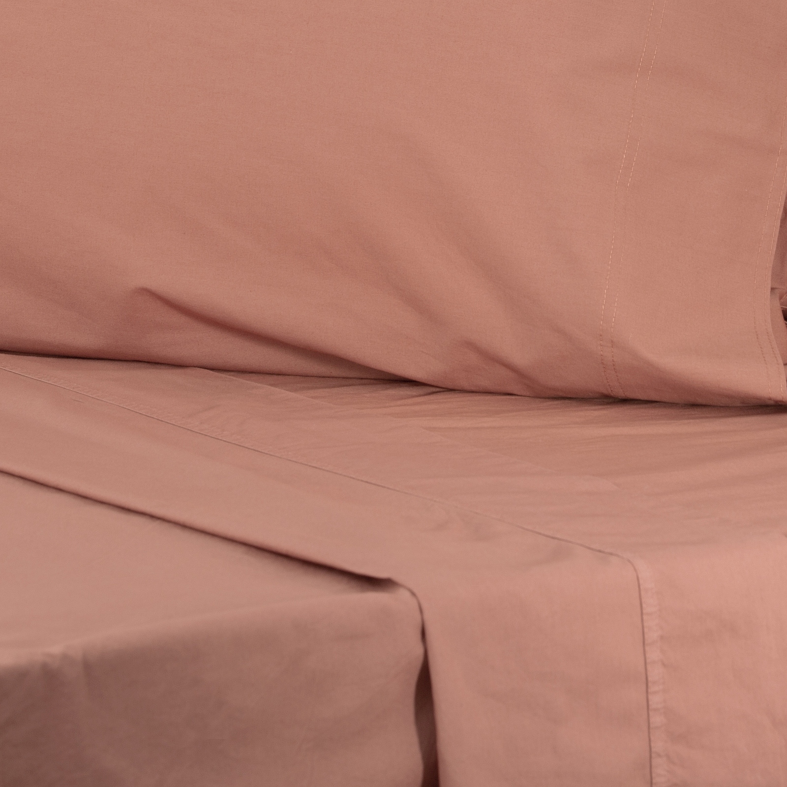 Helena Vintage Stone Washed Redwood Sheet Set by Renee Taylor King