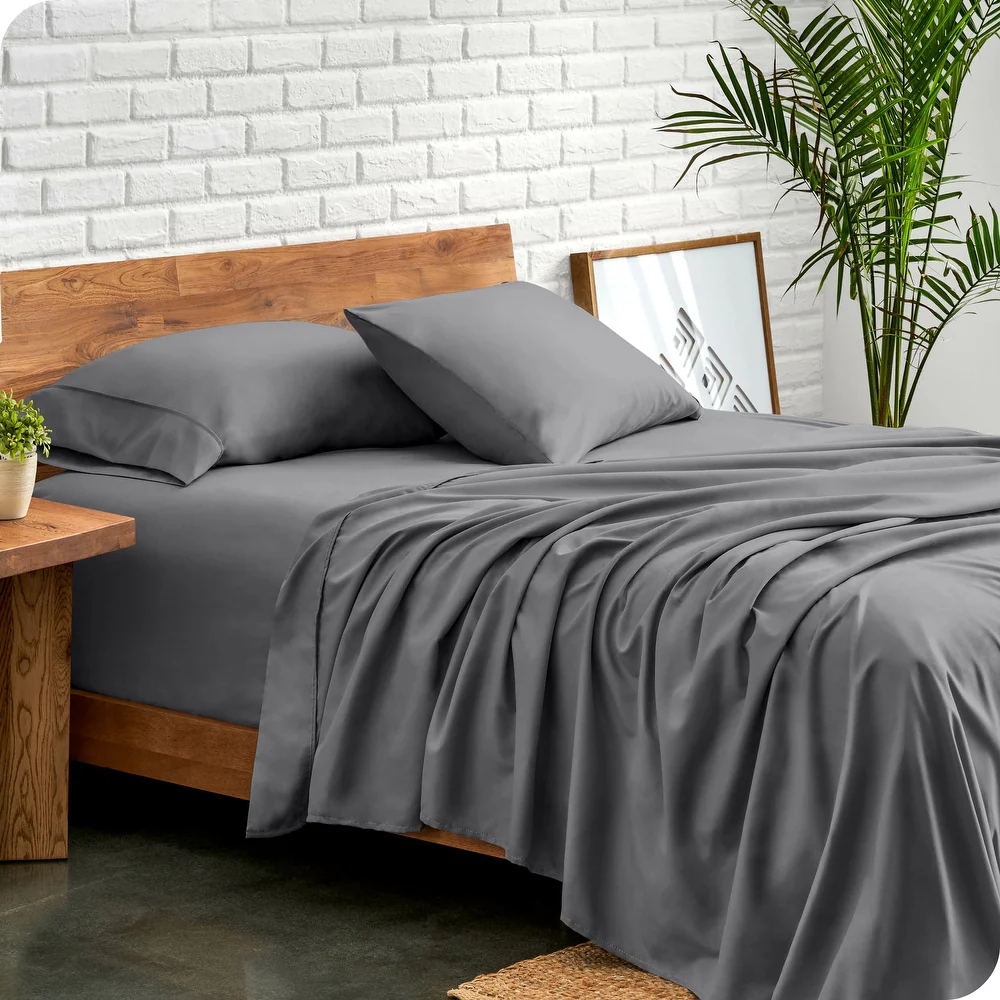 V107-SH327845-217467-00 Ddecor Home 1500 Thread count Premium Cotton Blend Granite Queen Sheet Set by Ddecor Home - Image 1