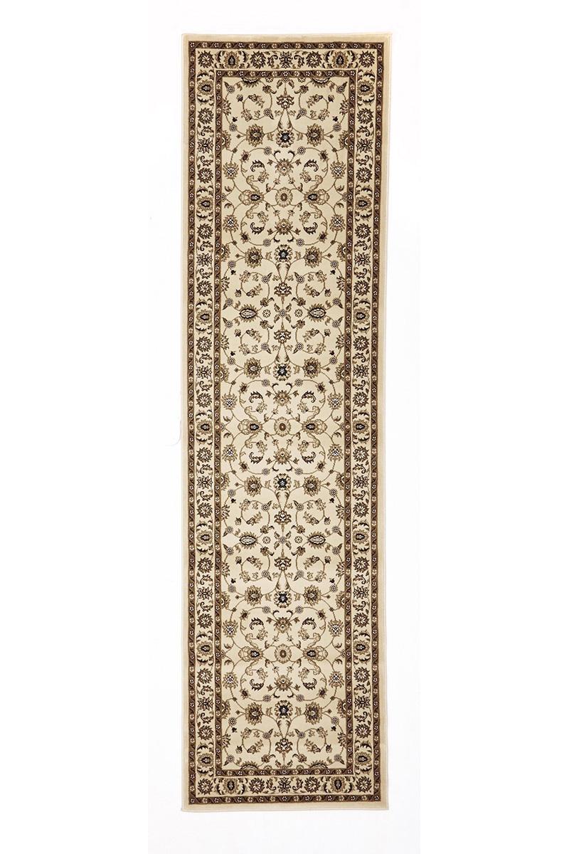 V107-SYD-1-II-300X80-207345-00 Sydney 1 Ivory Ivory Runner Rug by Rug Culture - 300X80CM - RUNNER - Image 1