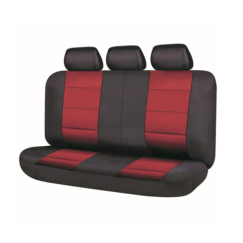 V121-EL0608S05_EL0608S05_862dd6d0-8c46-45db-b1de-17c1e9dfdde8 Universal El Toro Series Ii Rear Seat Covers Size 06/08S | Black/Red - Image 1