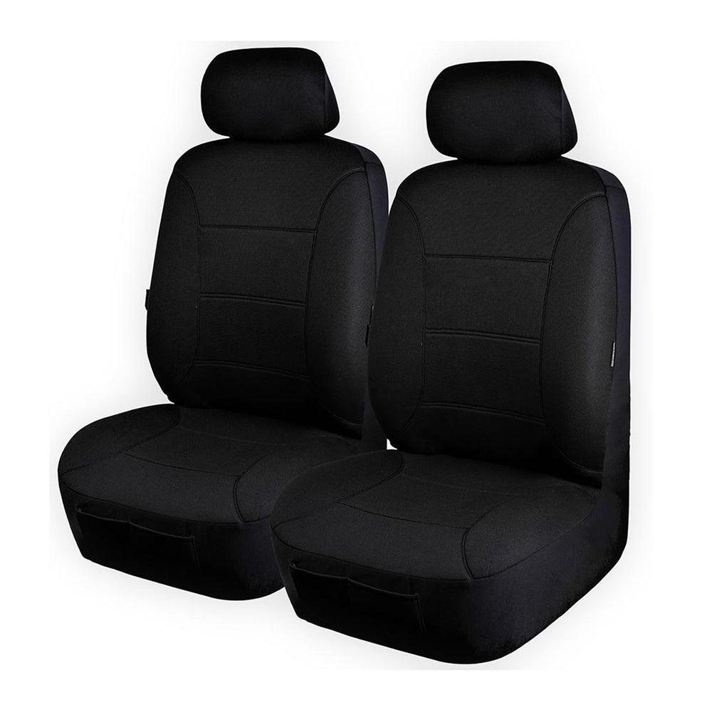 V121-PLATA3504_PLATA3504_3a871943-a5f6-442d-8b50-1757357b3171 Universal Platinum Front Seat Covers Size 30/35 | Black - Image 1