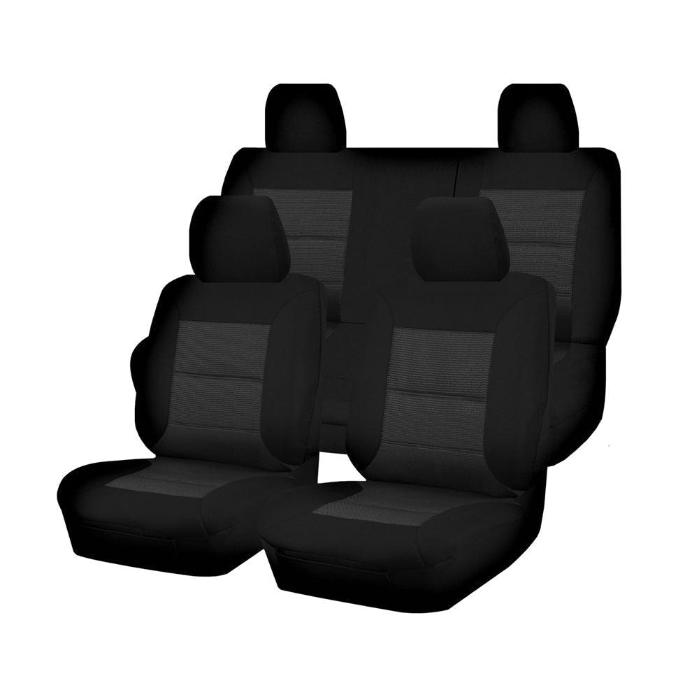 V121-PMECORS104_PMTMNAV204_16ead0e9-d5f0-4367-87f5-53796ee63a71 Seat Covers for TOYOTA COROLLA SEDAN MZEA12R ASCENT SPORT SX ZR 09/2019 - ON PREMIUM BLACK - Image 1