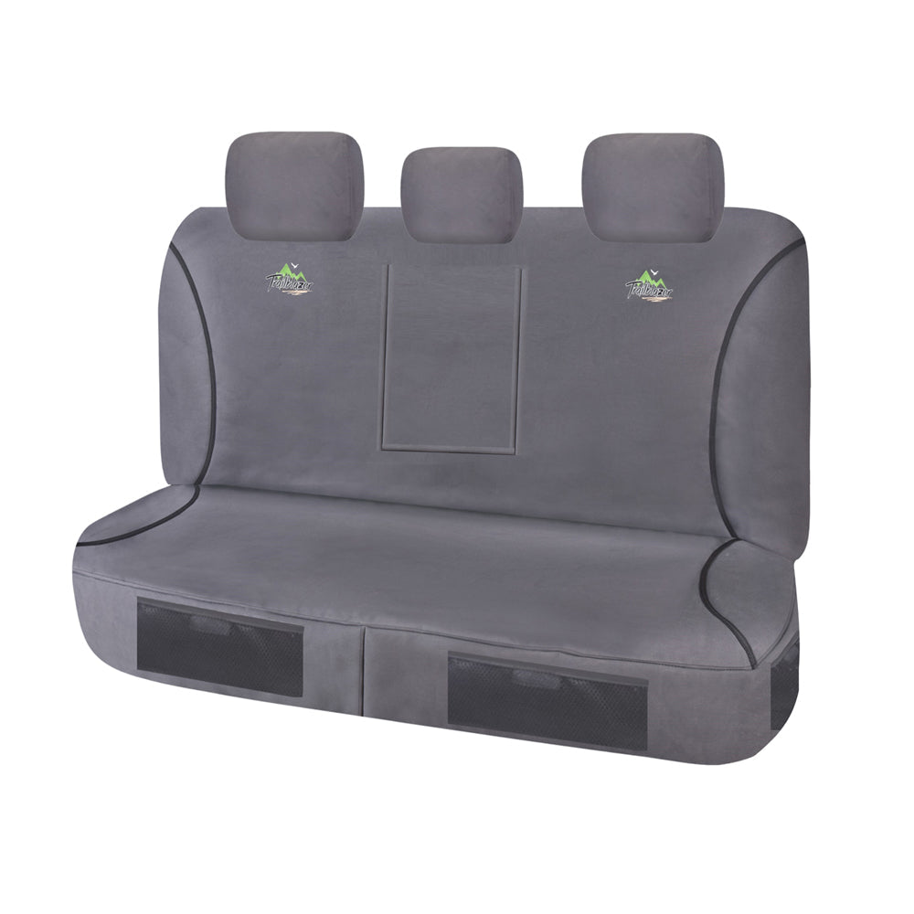 V121-TRTMRG1108_TRTMRG1108_0f591fdd-92e4-4681-afbb-c03bd2fa418a Seat Covers for FORD RANGER PX II SERIES 06/2015 - ON DUAL CAB REAR BENCH WITH A/REST CHARCOAL TRAILBLAZER - Image 1