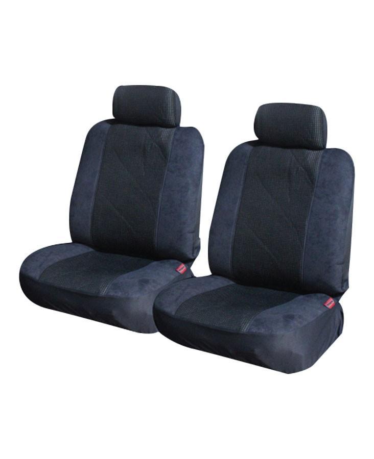 V121-UNIPRES06HBLK_7621_4cea0ef0-d6db-4949-981e-6b3192e6048f Prestige Suede Rear Seat Covers - Universal Size 06/08H Black - Image 1