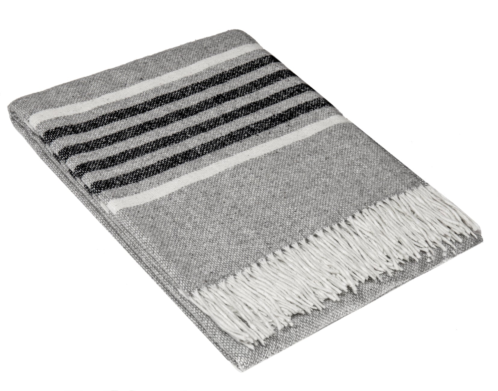 V164-RI7_RI7_folded_3b2e73d9-28c9-4c70-9080-becd631b3812_1024x1024_2x Richmond Throw - Reclaimed Wool Blend - Grey - Image 1