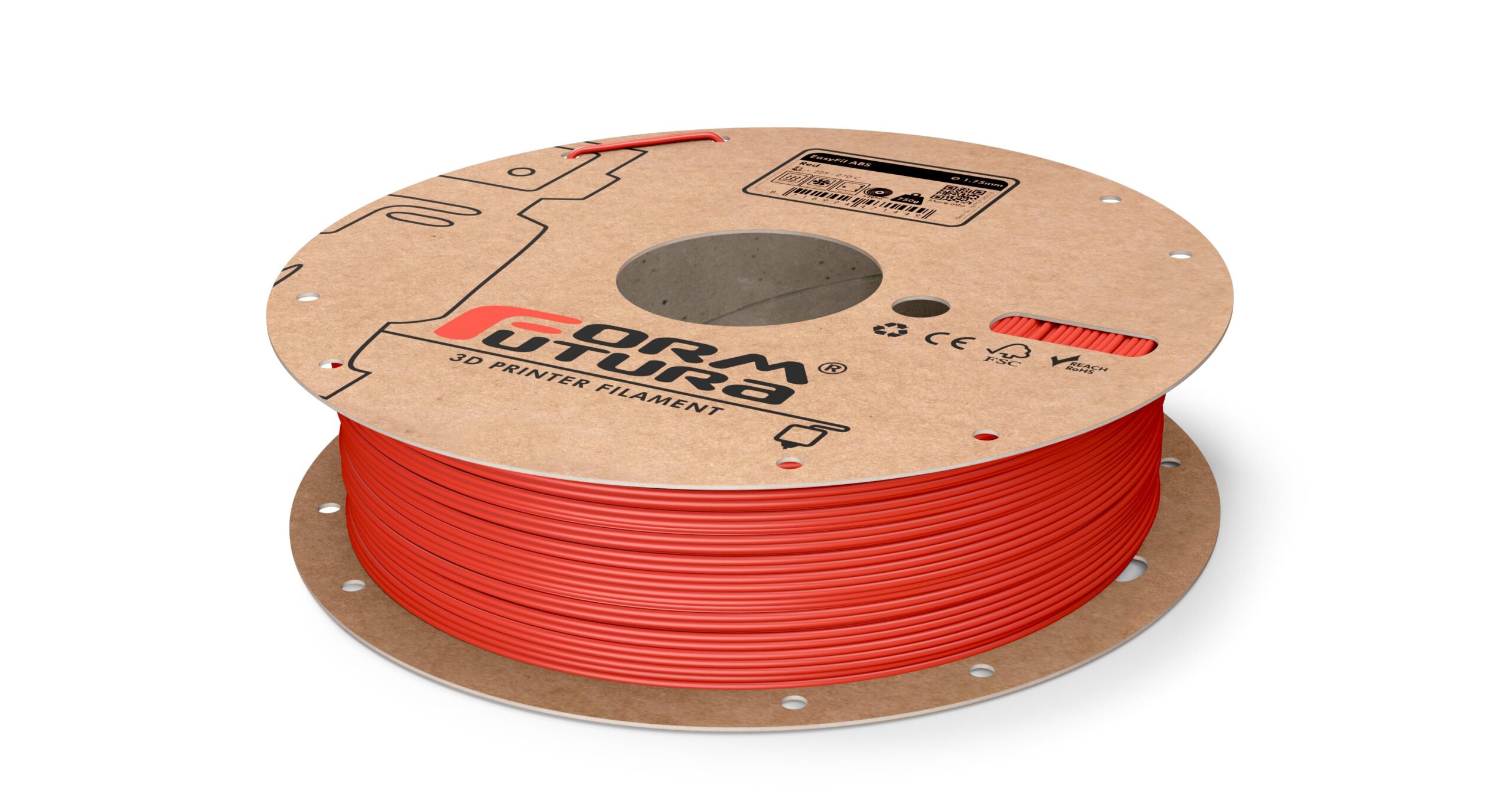 V177-175EABS-RED-0750_EasyFil-ABS-Red-175-750g__09457_1 ABS Filament EasyFil ABS 1.75mm Red 750 gram 3D Printer Filament - Image 1