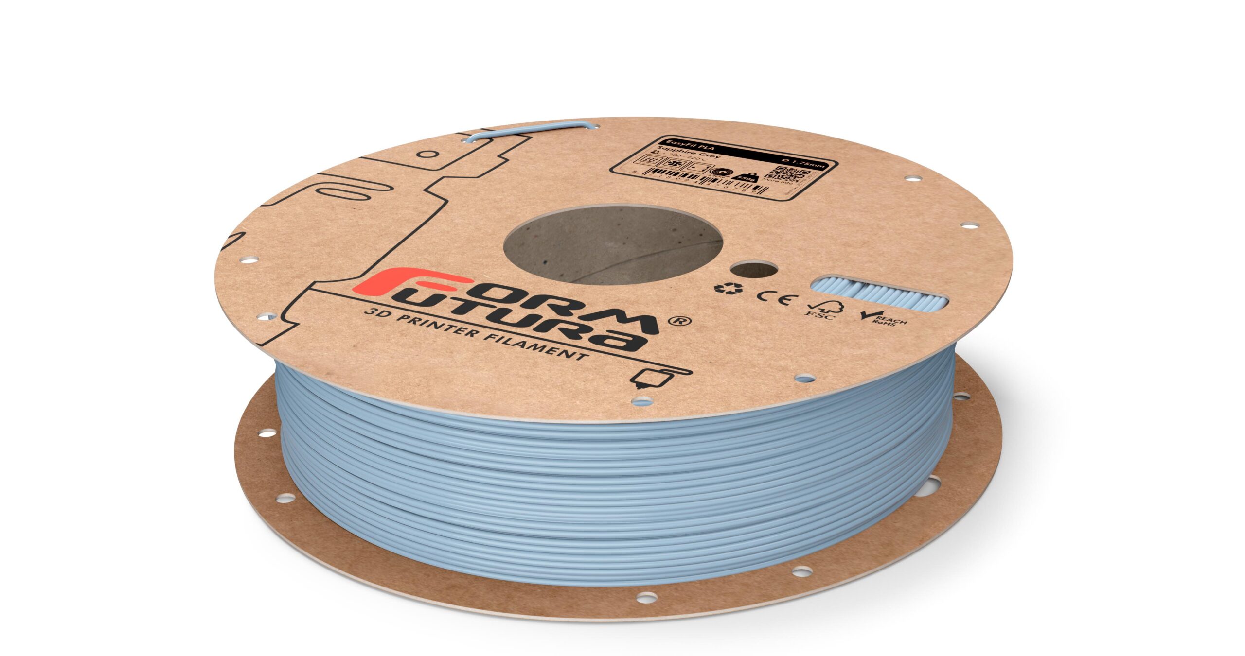 V177-175EPLA-SAPGREY-0750_EasyFil-PLA-Sapphire-Grey-175-750g__78704_1 PLA Filament EasyFil PLA 1.75mm Sapphire Grey 750 gram 3D Printer Filament - Image 1