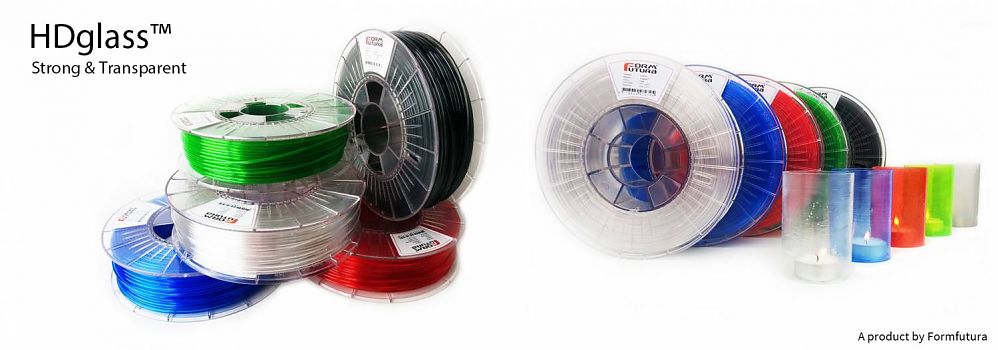 V177-175HDGLA-BLBLCK-0750-Banner__60330-00 PETG Filament HDglass 1.75mm Blinded Black 750 gram 3D Printer Filament - Image 1
