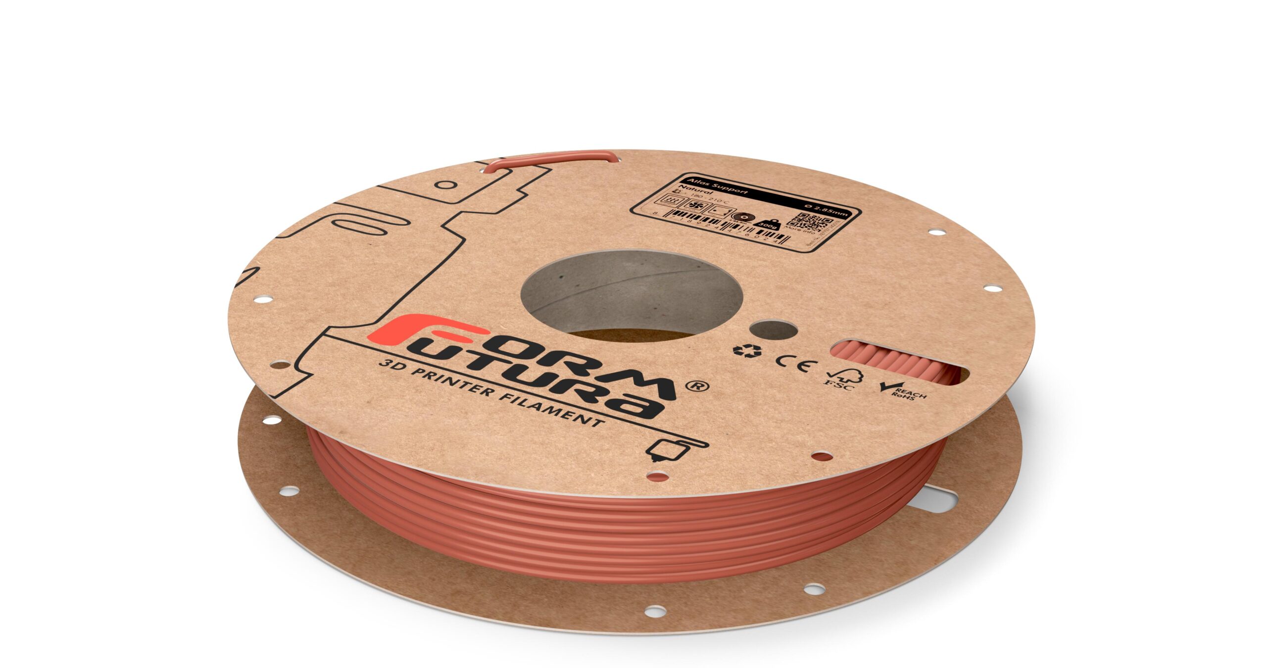 V177-285ATLAS-NAT-0300_Atlas-Support-Natural-285-2300g__23105_1 PVA Support Filament Atlas Support 2.85mm Natural 300 gram 3D Printer Filament - Image 1