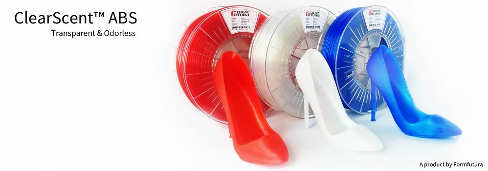 V177-285CLSC-CLEAR-0750-Banner__97797-00 ABS Filament ClearScent ABS 2.85mm Clear 750 gram 3D Printer Filament - Image 1