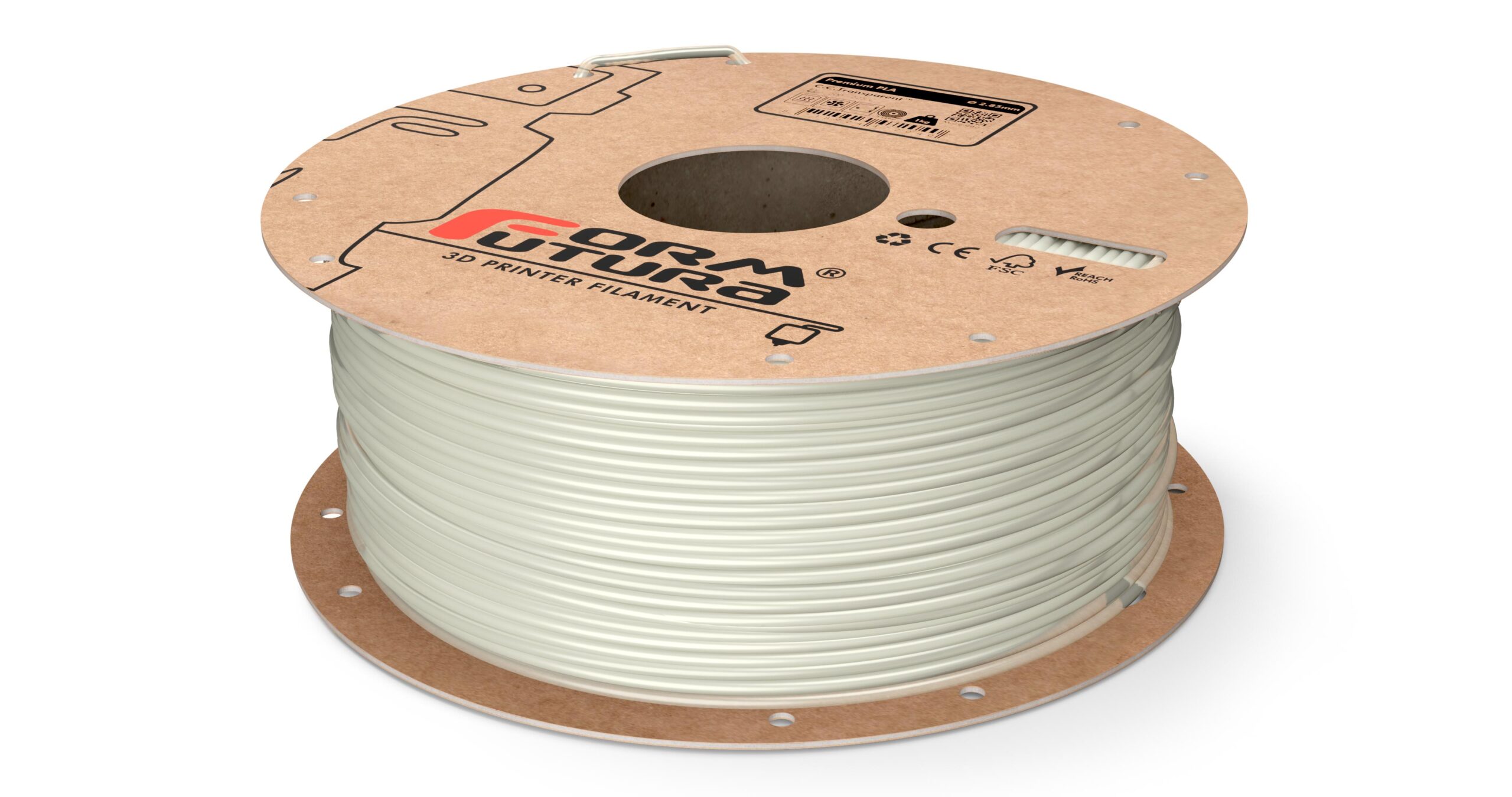 V177-285PPLA-CCTRAN-2300_Premium-PLA-CCTransparent-285-1000g__00757_1 PLA 3D Printer Filament Premium PLA 2.85mm C.C.Transparent 2300 gram - Image 1