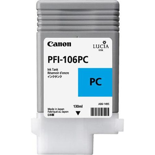 V177-AL-CPFI-106PC-CPFI-106PC__25066-00 CANON PFI-106PC LUCIA EX PHOTO CYAN INK FOR IPF6300IPF6300SIPF63 - Image 1