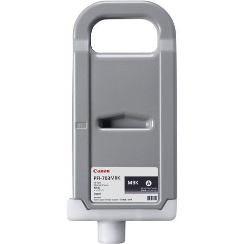 V177-AL-CPFI-703MBK-CPFI-703MBK__59723-00 CANON MATTE BLACK INK TANK 700ML FOR CANON IPF810 820 - Image 1
