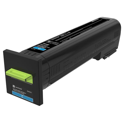 V177-AL-LM82K6XC0-82K6XC0__39110-00 LEXMARK CX825/CX860 CYAN EXTRA HIGH YIELD RETURN PROGRAM TONER CART 22K - Image 1
