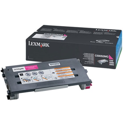 V177-AL-LMC500S2MG-C500S2MG__33519-00 LEXMARK C500S2MG MAGENTA TONER YIELD 1500 PAGES FOR C500 X500 X502N - Image 1