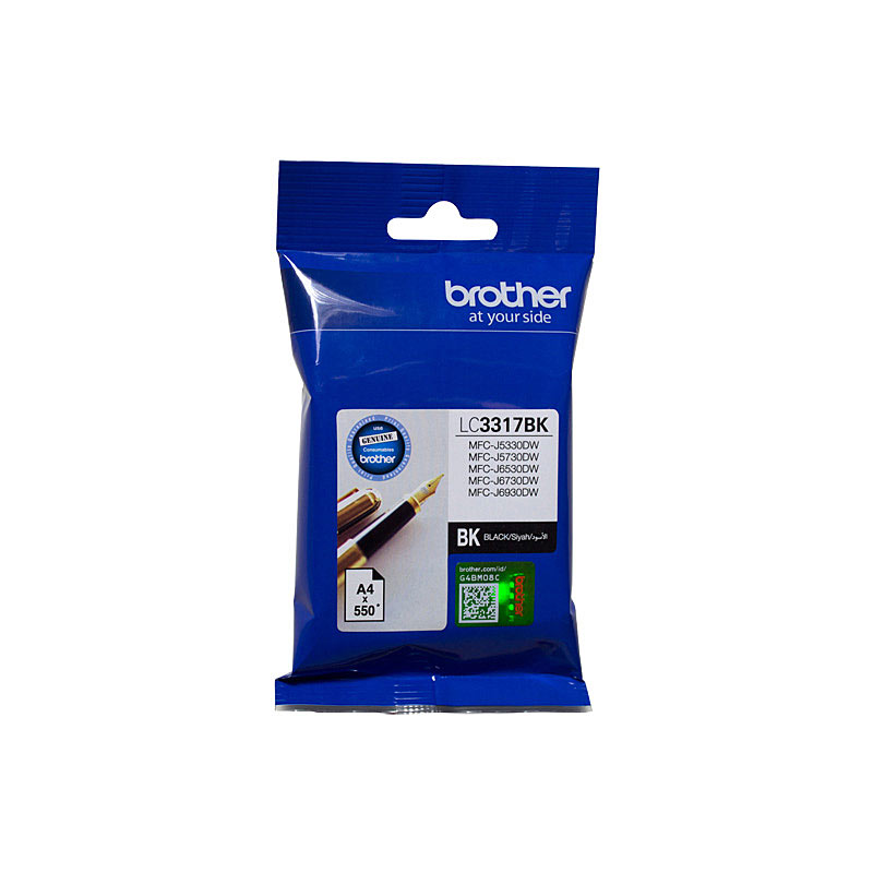 V177-D-B3317B_uc__08494_1 BROTHER LC-3317 Black to Suit - J5330DW/J5730DW/J6530DW/J6730DW/J6930DW Cartridge - Image 1