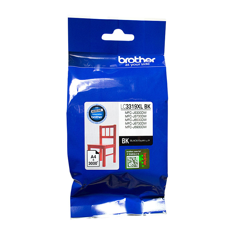 V177-D-B3319XLB_uc__27710_1 BROTHER LC-3319 XL Black to Suit - J5330DW/J5730DW/J6530DW/J6730DW/J6930DW - Image 1