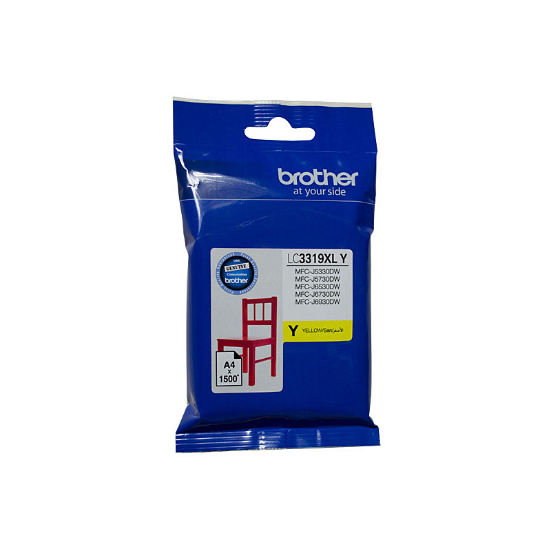 V177-D-B3319XLY_uc__85350_1 BROTHER LC-3319 XL Yellow to Suit - J5330DW/J5730DW/J6530DW/J6730DW/J6930DW Cartridge - Image 1