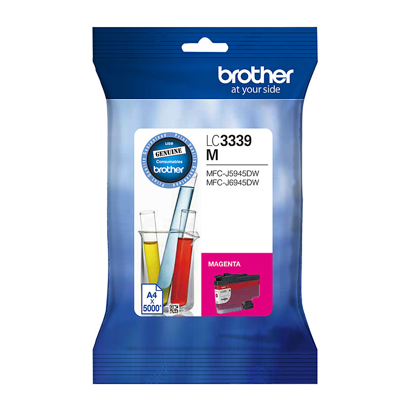 V177-D-B3339XLM_uc__21751_1 BROTHER LC-3339XLM Magenta Super High Yield Ink Cartridge to Suit MFC-J6945DW, up to 5000 Pages - Image 1