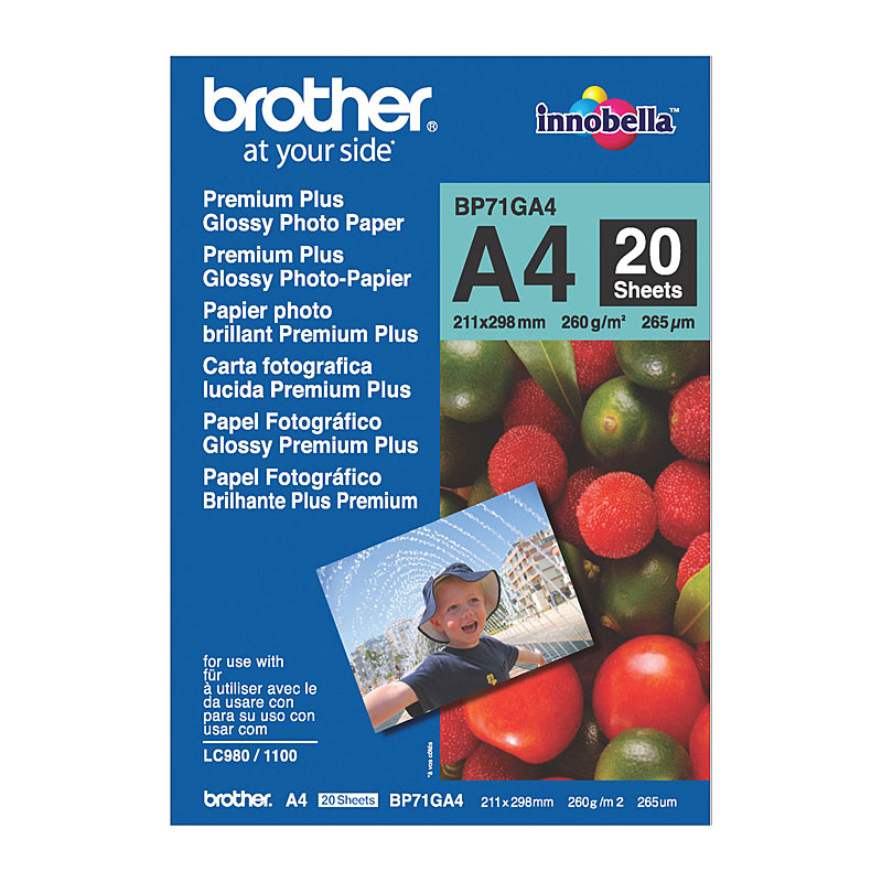 V177-D-BP71GA4_uc__51171_1 BROTHER BP71GA4 Glossy Paper - Image 1