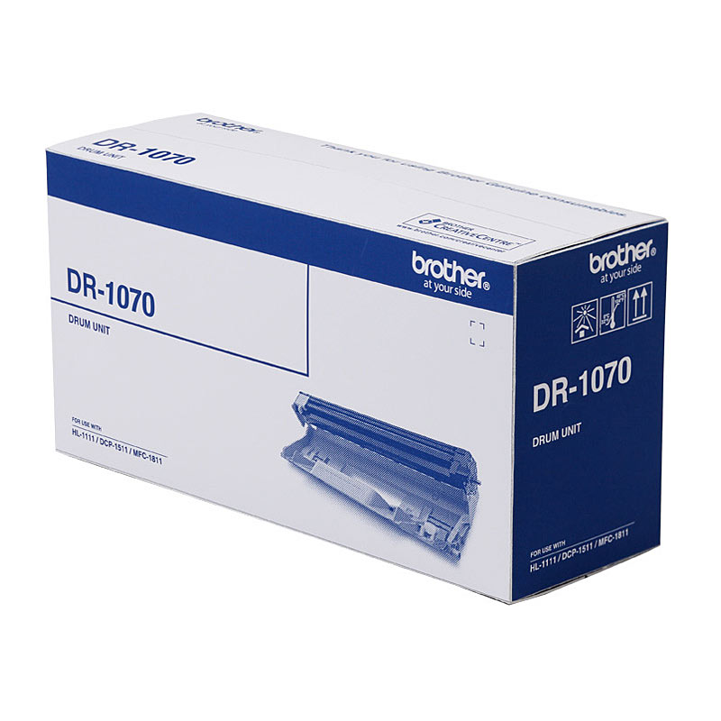 V177-D-BR1070_uc__06614_1 Brother DR-1070 Mono Laser 10000 Page Yield Drum Unit- to suit HL-1110/DCP-1510/MFC-1810 - Image 1