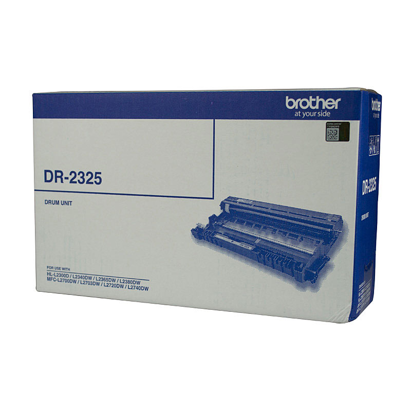 V177-D-BR2325_uc__80385_1 Brother DR-2325 Mono Laser Drum Unit - HL-L2300D, L2305W, L2340DW, L2365DW, 2380DW, MFC-L2700DW, 2703DW, 2720DW, 2740DW - up to 12,000 pages - Image 1