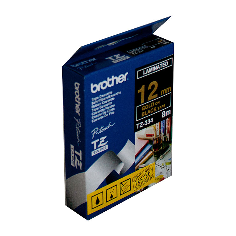 V177-D-BTZ334_uc__45061_1 BROTHER TZe334 Labelling Tape - Image 1
